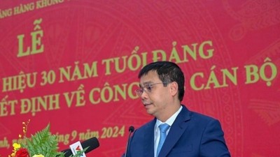 Ông Vũ Thế Phiệt, thời điểm còn là lãnh đạo Tổng công ty Cảng hàng không Việt Nam ACV.