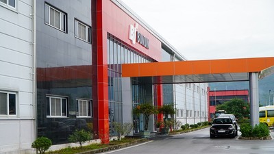 Công ty TNHH Bumjin Electronics Vina - doanh nghiệp 100% vốn Hàn Quốc tại KCN Đông Mai, tỉnh Quảng Ninh. Ảnh Tiến Dũng