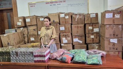 Một đối tượng bị bắt vì sản xuất, buôn bán thực phẩm chức năng giả.