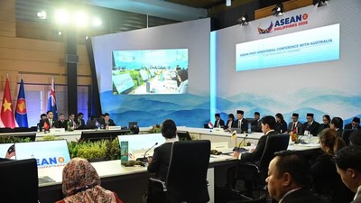 Đoàn Việt Nam tham dự Hội nghị Bộ trưởng Ngoại giao ASEAN-Australia. (Nguồn: ASEAN) 