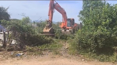 UBND xã Vạn Hưng đã hoàn thành 100% công tác giải phóng mặt bằng Dự án Khu Công nghiệp Dốc Đá Trắng vào ngày 29/7. 