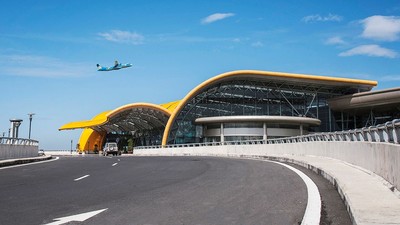 Nhà ga hàng khách Cảng hàng không quốc tế Liên Khương hiện hữu.