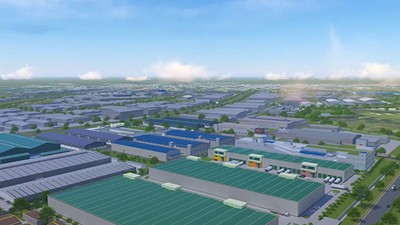  Phối cảnh một góc khu công nghệ cao Long Thành.
