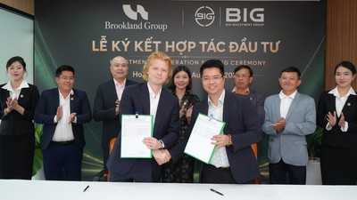 Lễ ký kết hợp tác đầu tư giữa BROOKLAND và BIG