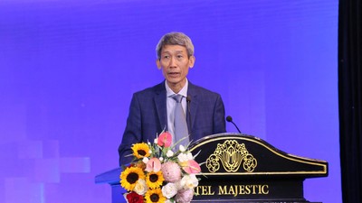 PGS.TS. Phạm Duy Nghĩa, Phó Chủ tịch Trung tâm Trọng tài Quốc tế Việt Nam cho biết các tranh chấp trong lĩnh vực tài chính - ngân hàng chiếm 10% tổng số vụ được Trung tâm tiếp nhận trong năm 2025. Ảnh: GH 