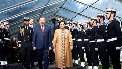Lễ đón Tổng Bí thư, Chủ tịch nước Tô Lâm thăm cấp Nhà nước tới New Zealand 