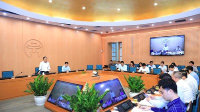 Quang cảnh cuộc họp.