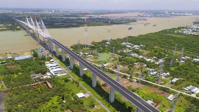 [Ảnh] Diện mạo cao tốc Bến Lức - Long Thành trước ngày thông xe toàn tuyến 