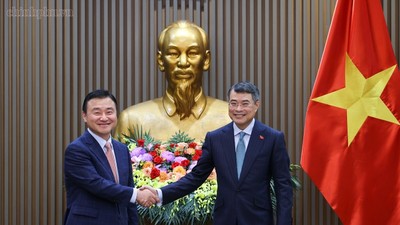 Thủ tướng Lê Minh Hưng tiếp Tổng Giám đốc điều hành Samsung điện tử Roh Tae Moon. Ảnh: chinhphu.vn
