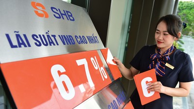 Các nhà băng vẫn duy trì mức lãi suất huy động cao nhằm thu hút nguồn tiền gửi phục vụ nhu cầu tín dụng lớn 