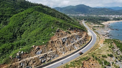 Dự án kết nối tuyến đường ven biển. Ảnh nguồn BXD