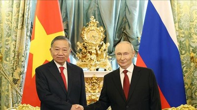 Thống nhất định hướng đưa quan hệ Việt Nam - Nga phát triển sâu sắc, thực chất 