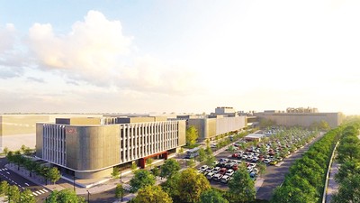 Phối cảnh Nhà máy chế tạo chip bán dẫn công nghệ cao của Viettel tại Khu công nghệ cao Hòa Lạc