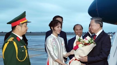 Tổng Bí thư, Chủ tịch nước Tô Lâm đến New York, bắt đầu chuyến tham dự Phiên thảo luận cấp cao Đại hội đồng Liên hợp quốc Khóa 81 và hoạt động song phương tại Hoa Kỳ. (Ảnh: Thống Nhất/TTXVN)