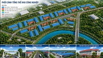 Phối cảnh tổng thể KCN Hoành Sơn