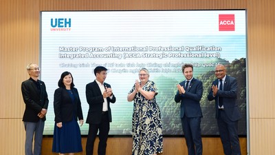 Lễ ra mắt Chương trình Thạc sĩ Kế toán tích hợp Chứng chỉ nghề nghiệp.Ảnh: ACCA Việt Nam