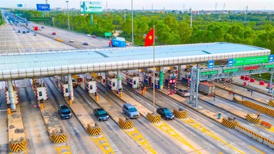 Một đoạn cao tốc Hà Nội - Hải Phòng (ảnh: VIDIFI).
