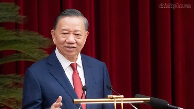 Tổng Bí thư, Chủ tịch nước Tô Lâm phát biểu bế mạc Hội nghị.