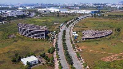 Một dự án chậm tiến độ nhiều năm tại Khu Công nghệ cao đã bị TP.HCM thu hồi - Ảnh: Q.H