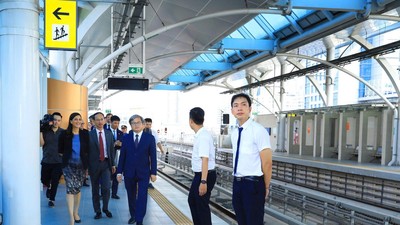 Metro số 3 Hà Nội ghi dấu hợp tác Việt Nam - Pháp 