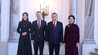 Tổng Bí thư, Chủ tịch nước Tô Lâm hội kiến Nhà vua Đan Mạch Frederik X 