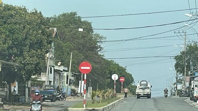 Đường Trường Chinh, một trong những khu vực liên quan đến dự án chống ngập úng khu vực trung tâm phường Kon Tum với tổng mức đầu tư 300 tỷ đồng. 