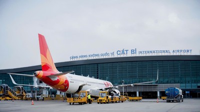 Một tàu bay A321 của của Sun PhuQuoc Airways. 