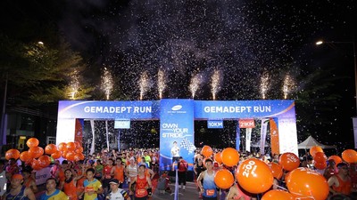 Gemadept Run 2026 tại TP.HCM thu hút hơn 4.500 vận động viên tranh tài ở ba cự ly 5 km, 10 km và 21 km.