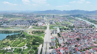 Quang cảnh hạ tầng giao thông, đô thị Bắc Ninh. Ảnh Cổng TTĐT Bắc Ninh
