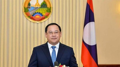 Chủ tịch Quốc hội Lào Sonexay Siphandone. Ảnh: VIENTIANE TIMES