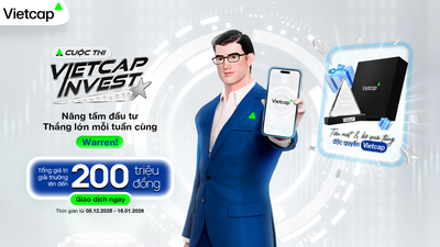 Tuần cuối chiến thắng các giải thưởng lên đến 200 triệu tại VIETCAP INVEST