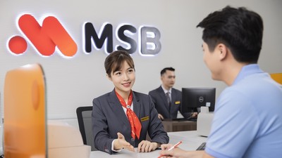 MSB chốt quyền chia cổ phiếu thưởng, tỷ lệ 20%