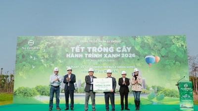 SJ Group trồng mới 10.000 cây xanh tại Nam An Khánh