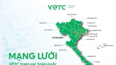 VETC phủ 50% mạng lưới trạm sạc đa thương hiệu tại Việt Nam