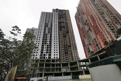 Giá trị hàng tồn kho của nhóm doanh nghiệp bất động sản nhà ở đã tăng rất nhanh trong 9 tháng qua. Ảnh: Dũng Minh.