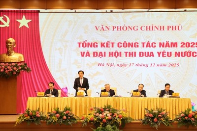 Bộ trưởng, Chủ nhiệm VPCP Trần Văn Sơn phát biểu tại Hội nghị - Ảnh: VGP.