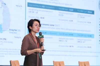 Bà Trang Lê, Tổng giám đốc kiêm Giám đốc cấp cao khối Nghiên cứu và Tư vấn, JLL Việt Nam (Ảnh: Lê Toàn)