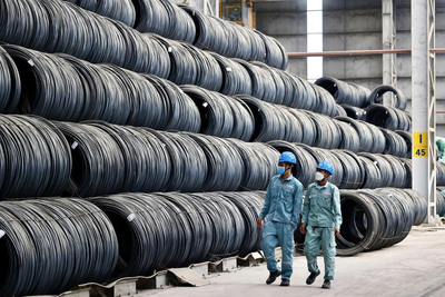 Lần đầu tiên trong lịch sử, Việt Nam lọt top 10 quốc gia sản xuất thép thô lớn nhất toàn cầu