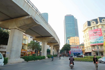 Hà Nội đặt mục tiêu đến năm 2030 hoàn thành khoảng 100 km đường sắt đô thị.