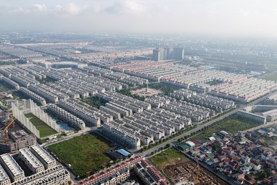 Các đại đô thị quy mô hàng ngàn héc-ta xuất hiện ngày càng nhiều. Ảnh: Dũng Minh.
