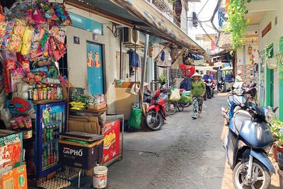 Khu Mả Lạng từ lâu được biết đến là một trong những khu dân cư lâu đời tại TP.HCM. Ảnh: Trọng Tín.