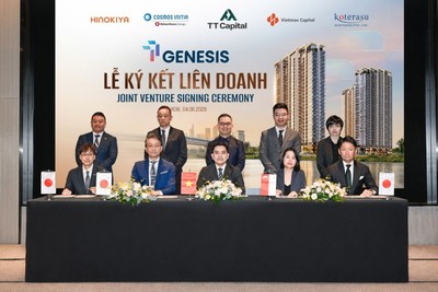 Nghi thức Ký Kết Liên Doanh dự Án TT GENESIS diễn ra sáng ngày 04/06/2026.