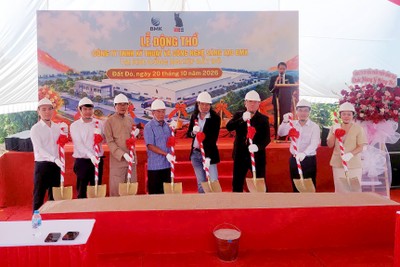 Nhà xưởng mới tại KCN Đất Đỏ chính thức được động thổ xây dựng.