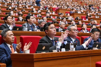 Một phiên làm việc toàn thể của Đại hội - Ảnh: TTXVN.