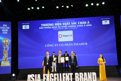 Ông Khổng Huy Quang – Tổng giám đốc FizaHUB nhận vinh danh tại “Thương hiệu Xuất sắc châu Á 2026”