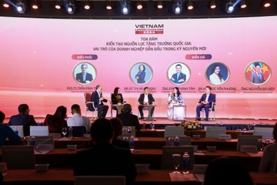 Toàn cảnh Tọa đàm “Kiến tạo nguồn lực tăng trưởng quốc gia: Vai trò của doanh nghiệp dẫn đầu trong kỷ nguyên mới”