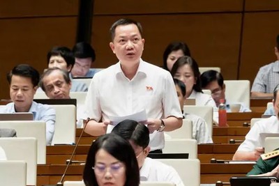 Đại biểu Trịnh Xuân An (đoàn Đồng Nai) thảo luận về dự thảo Luật Dầu khí chiều 8/8.