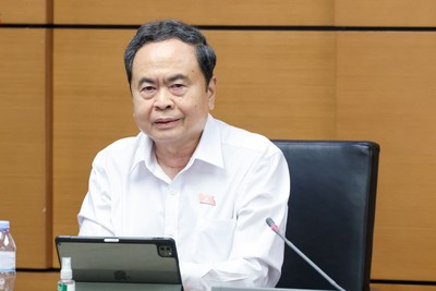 Chủ tịch Quốc hội Trần Thanh Mẫn phát biểu thảo luận tại tổ chiều 20/10