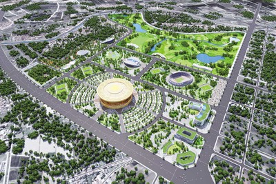 Phối cảnh Khu đô thị thể thao Olympic tại Hà Nội do Vingroup đầu tư 
