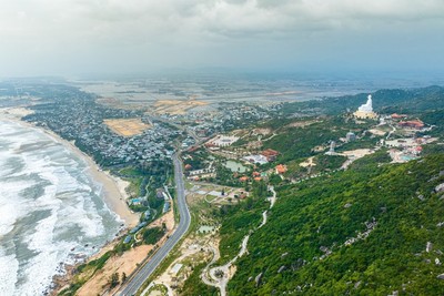Xã Cát Tiến, tỉnh Gia Lai hiện đang triển khai và tìm chủ đầu tư nhiều dự án bất động sản quy mô lớn. Ảnh: Dũng Nhân 